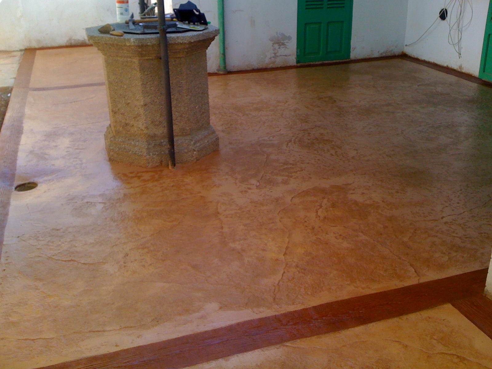 manta y cenefa de madera